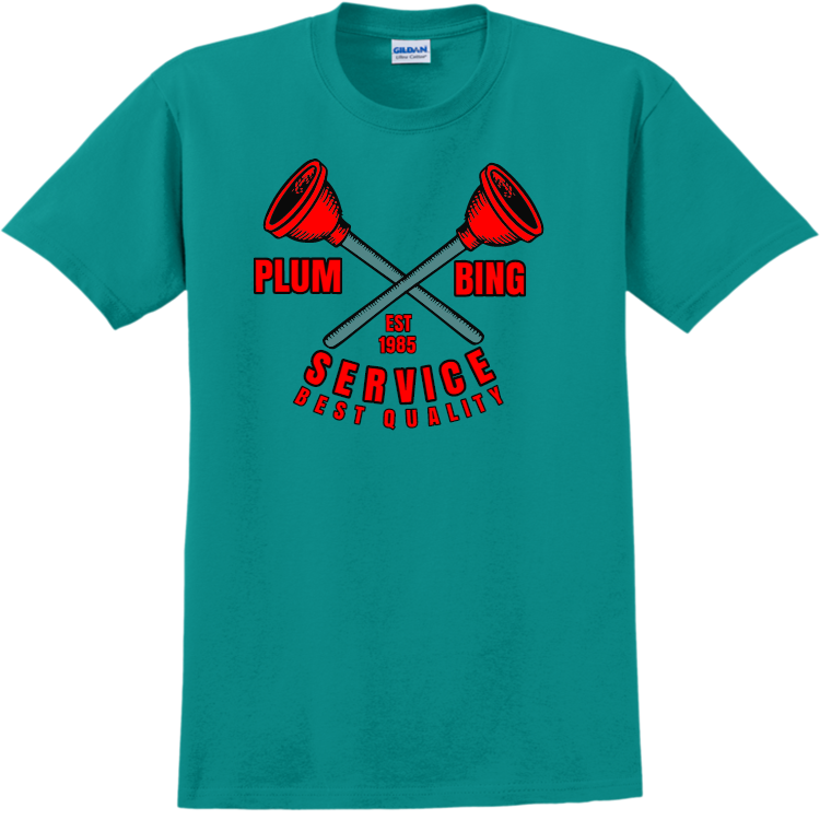 plumbing service - Construction T-shirts