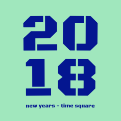 2018 New Year - Time Square - New Years T-shirts