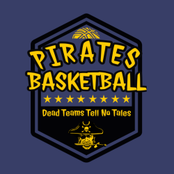 Basketball Pirates - Basketball T-shirt Design T-Shirt Design - 756