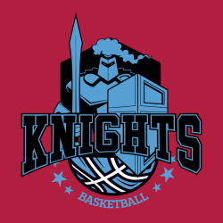 Knights Basketball - Basketball T-shirt Design T-Shirt Design - 736