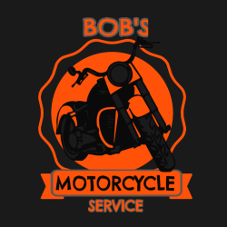 Bob's Motorcycle Service - Mechanic T-shirt Design T-Shirt Design - 975