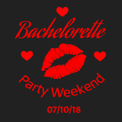 Bachelorette Party Weekend - Bachelorette Party T-shirt Design T-Shirt Design - 492