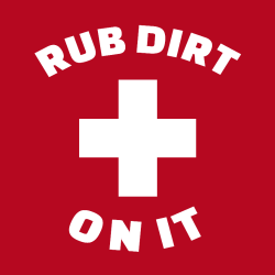 Rub Dirt On It - Baseball T-shirt Design T-Shirt Design - 915