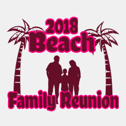 Beach Family Reunion T-Shirt Design - 286