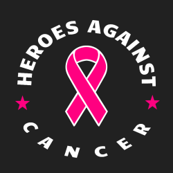 Heroes Against Cancer - Cancer Awareness T-shirt Design T-Shirt Design - 1054