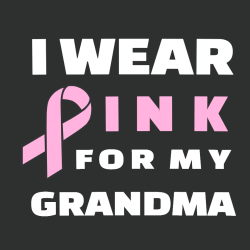 I Wear Ink For My Grandma - Cancer Awareness T-shirt Design T-Shirt Design - 1046