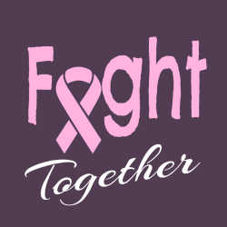 Fight Together - Cancer Awareness T-shirt Design T-Shirt Design - 1047