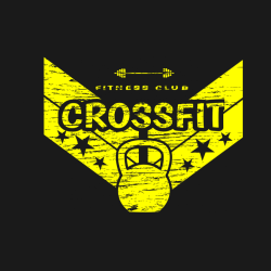 Crossfit Fitness Club - Fitness T-shirt Design T-Shirt Design - 1384