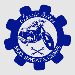 Classic Bikes Mud, Sweat & Gears - Mechanic T-shirt Design T-Shirt Design - 907
