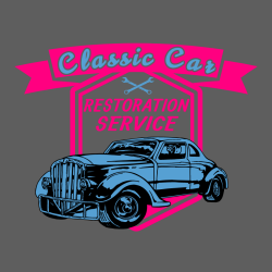 Classic Car Restoration Service - Mechanic T-shirt Design T-Shirt Design - 1005
