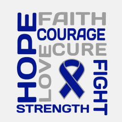Hope Faith Courage Love Cure Fight Strength - Cancer Awareness T-shirt Design T-Shirt Design - 1165
