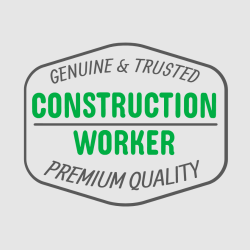 Construction Worker Genuine & Trusted Premium Quality - Construction T-shirt Design T-Shirt Desi