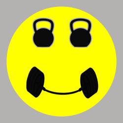 Crossfit Smile - Fitness T-shirt Design T-Shirt Design - 1395