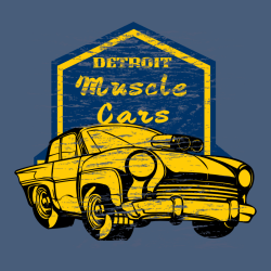 Detroit Muscle Cars - Mechanic T-shirt Design T-Shirt Design - 1004