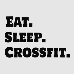 Eat Sleep Crossfit - Fitness T-shirt Design T-Shirt Design - 1390