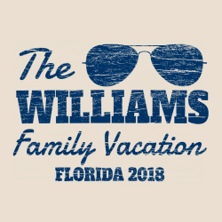 Family Vacation Florida T-Shirt Design - 2262