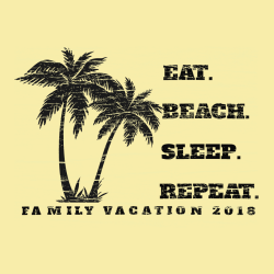 Family Vacation T-Shirt Design - 2263
