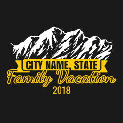 Family Vacation T-Shirt Design - 2258