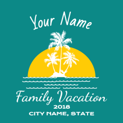 Family Vacation T-Shirt Design - 2267