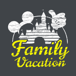 Family Vacation T-Shirt Design - 2268