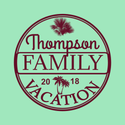 Family Vacation T-Shirt Design - 2270