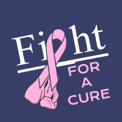 Fight for a cure - cancer awareness t-shirt design T-Shirt Design - 1041