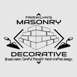 Franklyn's Masonry Decorative Broad Vision - Construction T-shirt Design T-Shirt Design - 2235