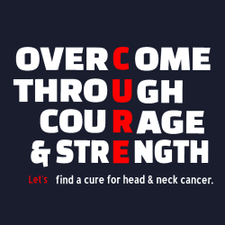 Head And Neck Cancer Awareness T-shirts Design T-Shirt Design - 1192
