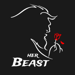 Her Beast - Anniversary T-shirt Design T-Shirt Design - 2204