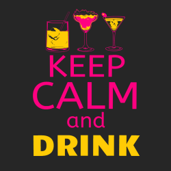 Keep Calm And Drink - Wedding T-shirt Design T-Shirt Design - 471