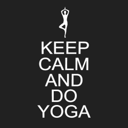 Keep Calm And Do Yoga - Yoga T-shirt Design T-Shirt Design - 2113
