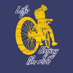 Life Enjoy The Ride - Biking T-shirts Design T-Shirt Design - 2142