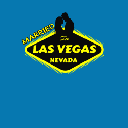 Married Las Vegas Nevada In - Wedding T-shirt Design T-Shirt Design - 106