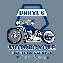 Daryl's Motorcycle Repair & Service Casper, Wyoming - Mechanic T-shirt Design T-Shirt Design - 9