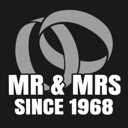 Mr & Mrs Since 1968 - Anniversary T-shirt Design T-Shirt Design - 2200