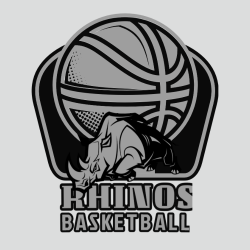 Rhinos Basketball - Basketball T-shirt Design T-Shirt Design - 769