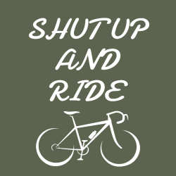 Shut Up And Ride - Biking T-shirt Design T-Shirt Design - 2159