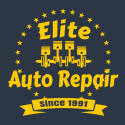 Elite Auto Repair - Mechanic T-shirt Design T-Shirt Design - 640