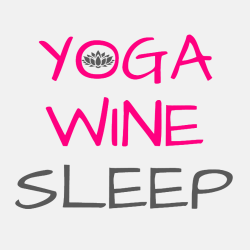 Yoga Wine Sleep - Yoga T-shirt Design T-Shirt Design - 2114