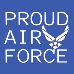 Proud Air Force - Air Force T-shirt Design T-Shirt Design - 4181