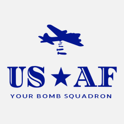 USAF Your Bomb Squadron - Air Force T-shirt Design T-Shirt Design - 4160