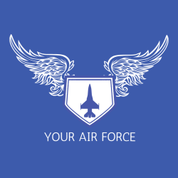 Your Air Force - Air Force T-shirt Design T-Shirt Design - 4163