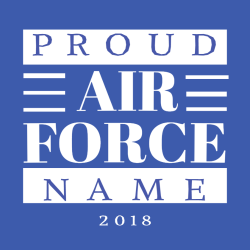 Air Force Proud - Air Force T-shirt Design T-Shirt Design - 4167