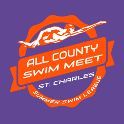 All County Swim Meet - Swimming T-shirt Design T-Shirt Design - 2033
