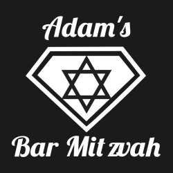 Bar Mitzvah Adam's - Bar Mitzvah / Bat Mitzvah T-shirt Design T-Shirt Design - 3759