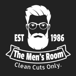 The Men's Room Clean Cuts Only. Est 1986 - Barbershops &amp; Salons T-shirt Design T-Shirt Desig