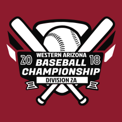 Western Arizona Baseball Championship  T-Shirt Design - 2566