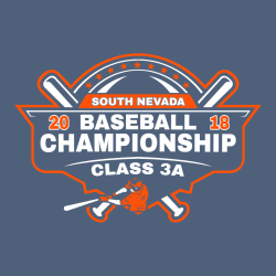 South Nevada Baseball Championship T-Shirt Design - 2572