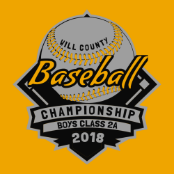 Will County Baseball Championship T-Shirt Design - 2573