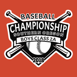 Baseball Championship Southern Oregon T-Shirt Design - 2575